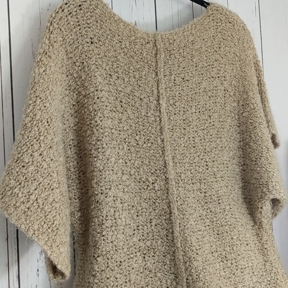 Cheap Monday Zyracuse Wool Mohair Sweater Swedish Oversize Tan Boucle Teddy Bear - Picture 16 of 16